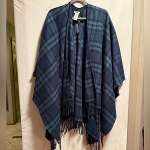 Goodthreads Blue Plaid Cape